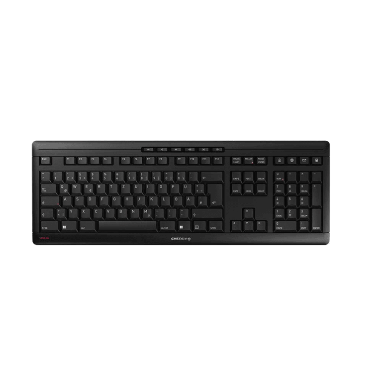 Tastierë Pa kabllo Cherry JK-8550B / Mechanical Keyboard / USB / German Layout - Zezë