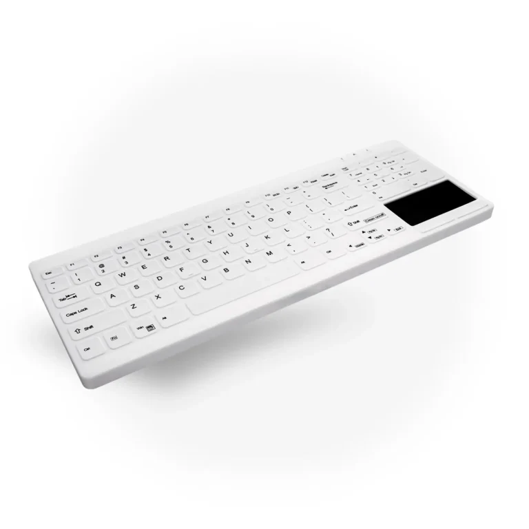 Tastierë CHERRY AKTIVE KEY Hygiene Compact Ultraflat Touchpad Keyboar / USB / hiri