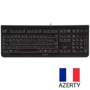 Tastierë me kabllo Cherry KC 1000 / QWERTZ Frëngjisht - Zezë