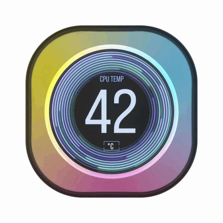 Aksesorë për Ftohës Corsair Lighting Kit iCUE LINK LCD Module - Zezë