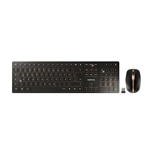 Combo (Tastierë & Maus) Wireless CHERRY DW 9100 Slim çek / e zezë