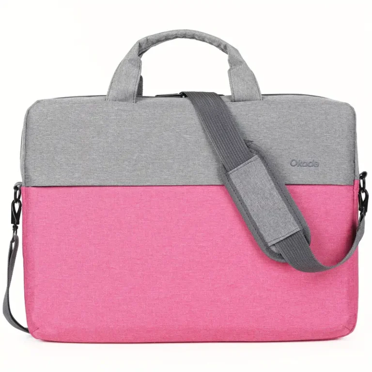 Çantë për Laptop Okade T52 / B53-10 / 13-14 Inch / Polyester / Waterproof / Anti-splash / Trolley sleeve / Lightweigh / Pink