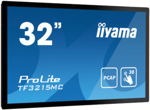 Monitor IIYAMA Pro Lite TF3215MC / 31.5" / Full HD VA Multi Touch / 60Hz / 8ms / HDMI+DP+VGA - Zezë