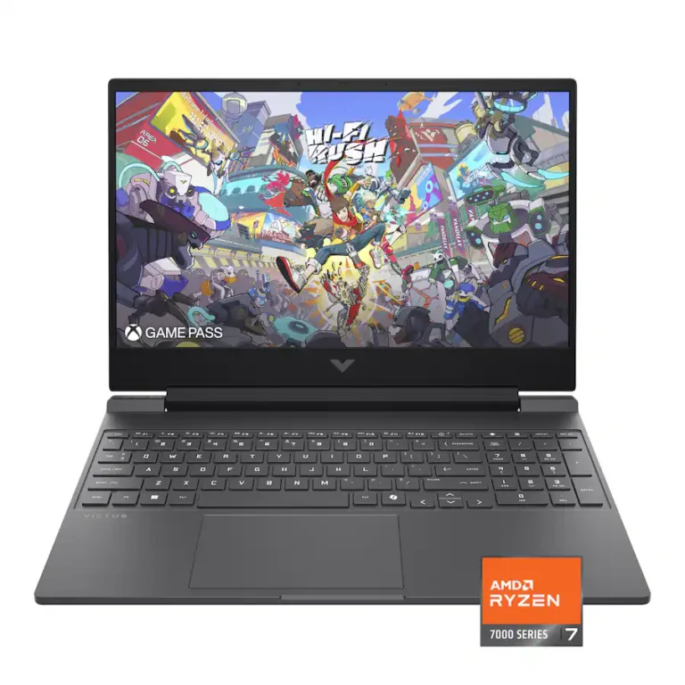 Laptop Gaming HP Victus 15-FB3093 / Ryzen 7 7445HS / 16GB DDR5 / 512GB / 15.6" Full HD IPS 144Hz / RTX 4050 - Mica Silver