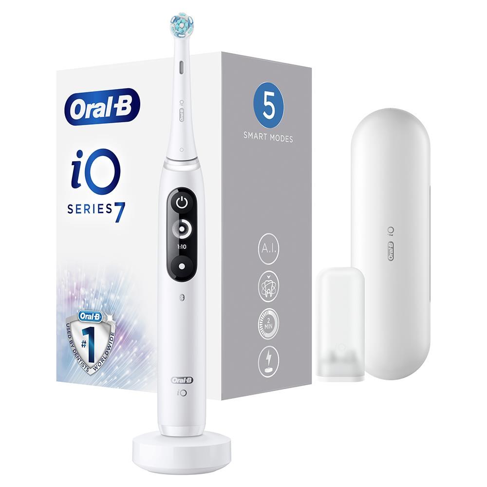 Furçë dhëmbësh elektrike Oral-B iO Series 7N / Alabaster (JAS22) - Bardhë