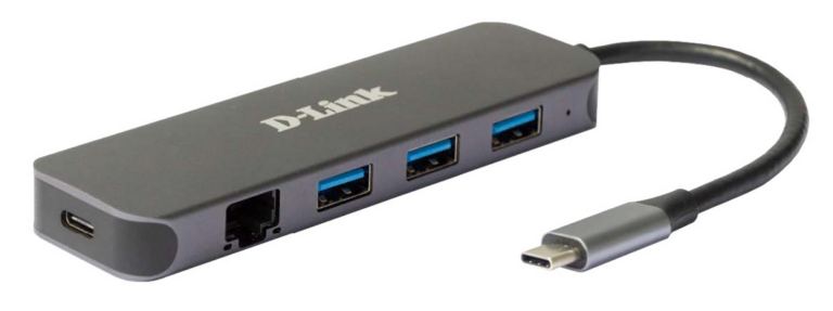 Hub D-Link DUB-2334 USB / DUB-2334 - Gri