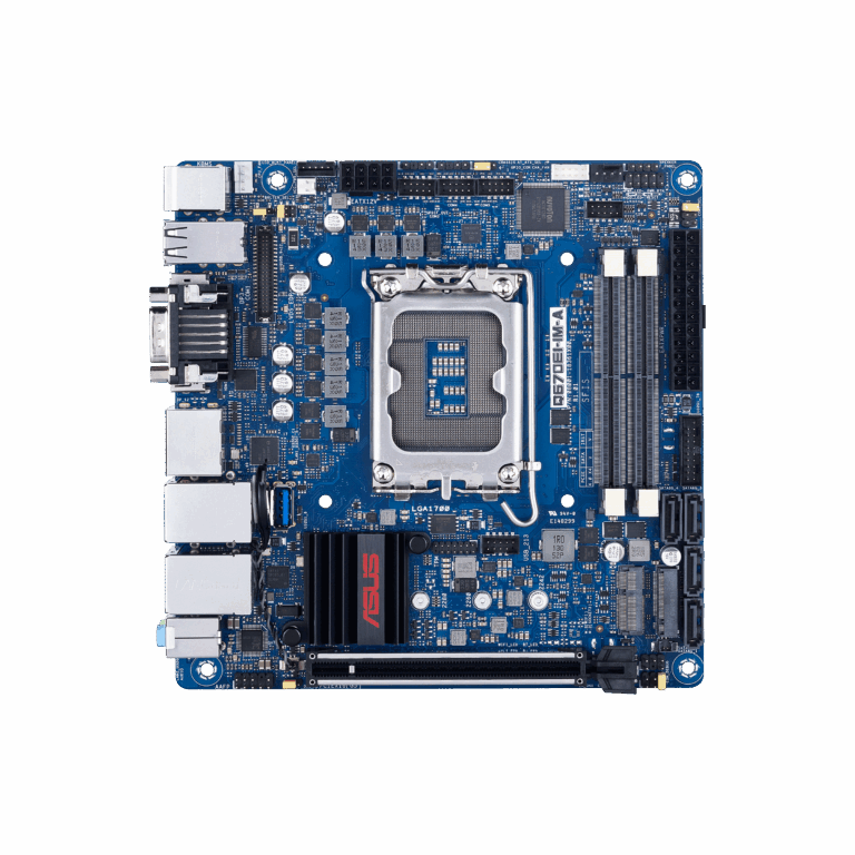 Pllakë Amë MB Intel ASUS Q670EI-IM-A / Intel i7 / DDR5 / 3xDP+HDMI / vPro / 24-7 / mITX
