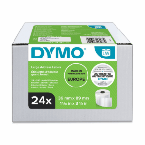 Letër Dymo Label 13187 / 24-Pack – Bardhë
