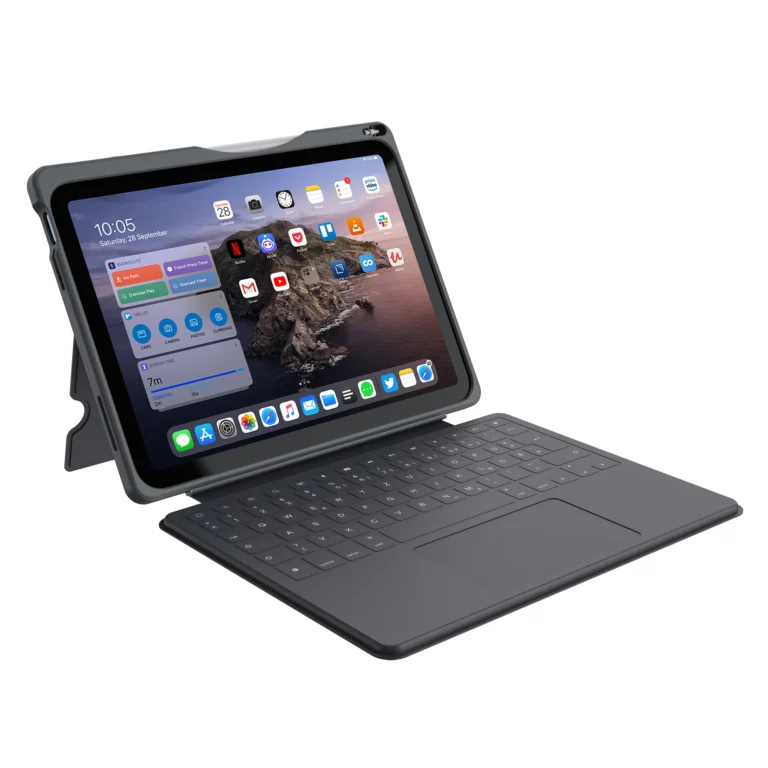 Aksesorë për tablet Deqster Smart Rugged PLUS Keyboard iPad 10.9" (A16/10thGen.) / QWERTZ - Gri