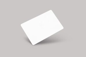 Kartelë RFID / 125KHz / E zbrazët / Me chip të integruar / E bardhë