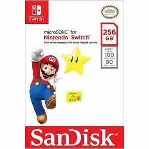 Kartë Memorie SD Card SanDisk microSDXC Nintendo Switch 256GB 100/90MB/s A1 UHS-I