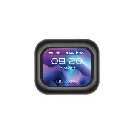 Kufje pa kabllo Audeeo AOPRISM True / Noise Cancelling me Smart Display - Zezë - Figura 3