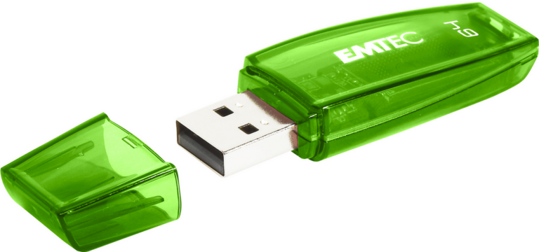 USB Flash Drive EMTEC C410 64GB / ECMMD64G2C410 / L – Gjelbër