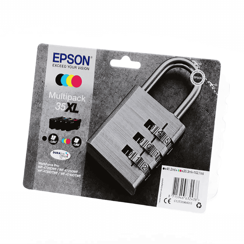 Ink Epson 35XL / Multipack / XL – Zezë/Blu/Rozë/Verdhë
