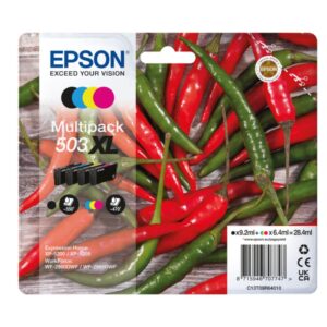 INK Epson Original Cartridge Multipack 503XL / 4-Pack – BK/C/M/Y (Zezë / Blu / Rozë / Verdhë )