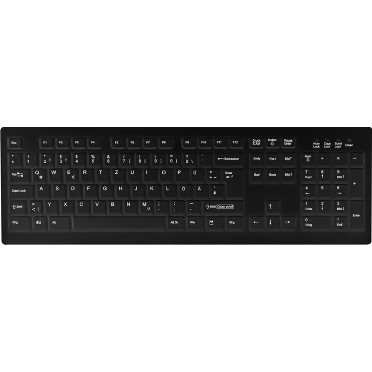 Tastierë me kabllo Cherry AK-C8100F-U1-B/US – Zezë