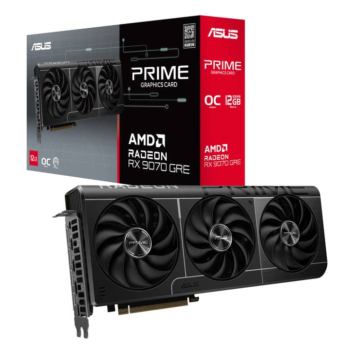 Kartelë Grafike AMD Asus Prime Radeon RX 9070 GRE OC 12GB GDDR6