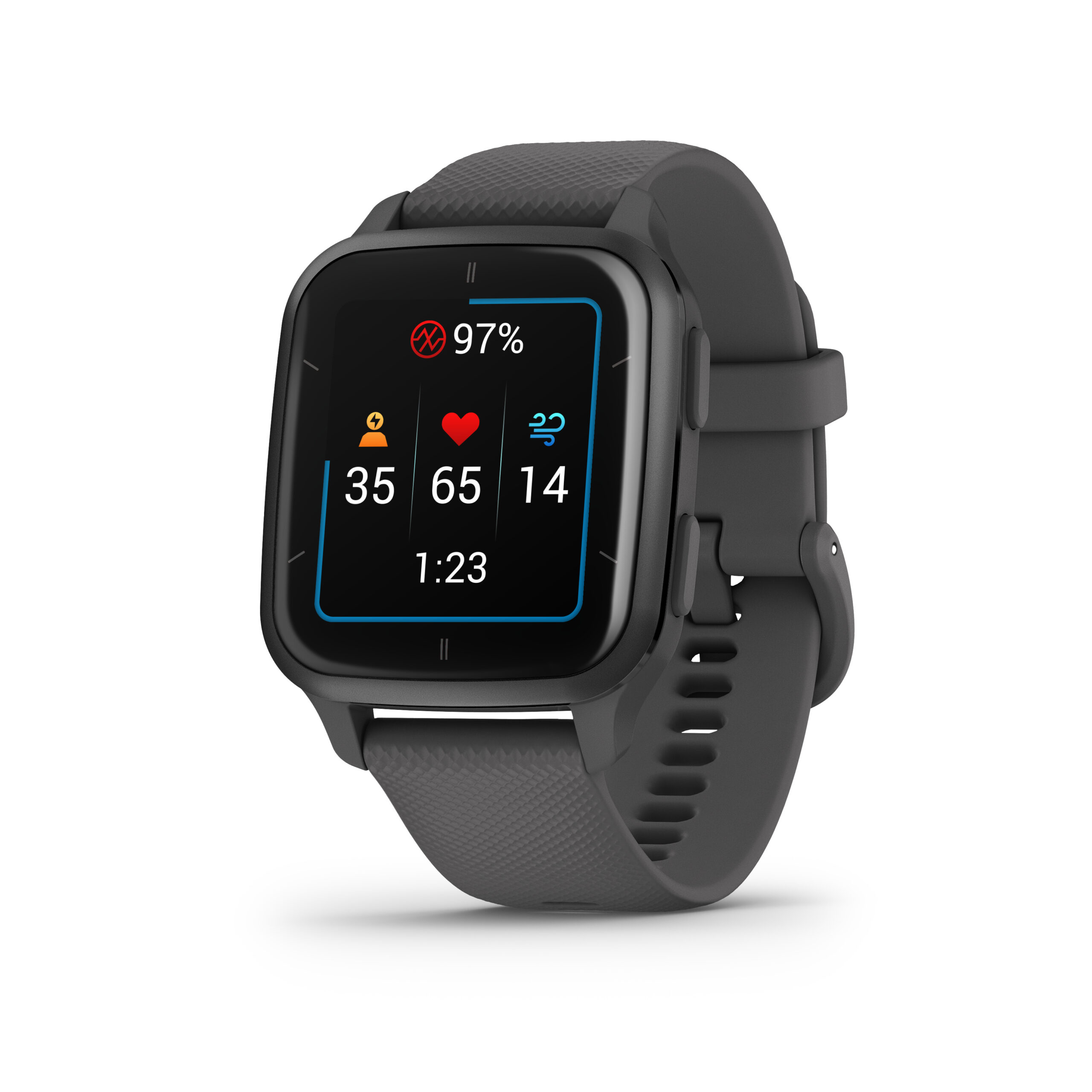 Orë e mençur Garmin Venu Sq 2 / 1.41" AMOLED - Gri - Figura 2