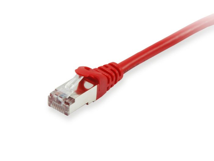 Kabllo për Rrjet Equip Patch Cable Cat5e / SF/UTP / 2xRJ45 / 5.00m / Polybag - Kuqe