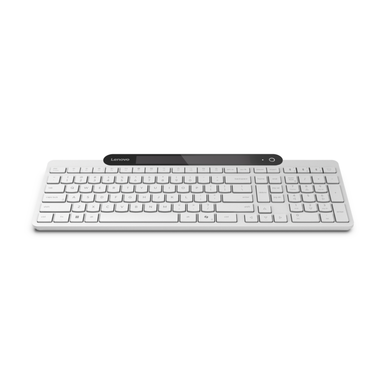 Tastierë pa kabllo Lenovo 800 Bluetooth Self-Charging / QWERTZ - Bardhë
