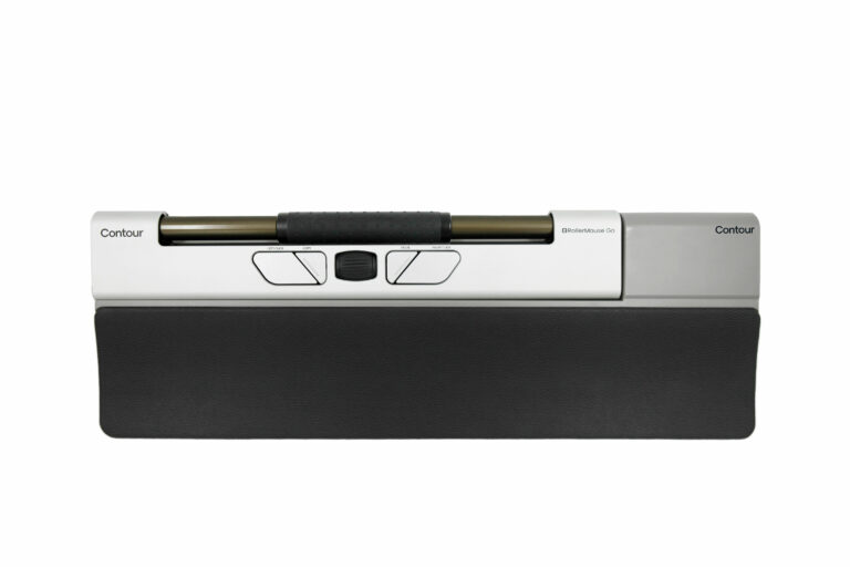 Maus pa kabllo Contour RollerMouse Go + RollerMouse Go Dock -Zezë/Gri