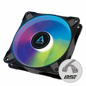 Ftohës për Kasë Arctic P12 PWM PST A-RGB – 120 mm PC , Zezë