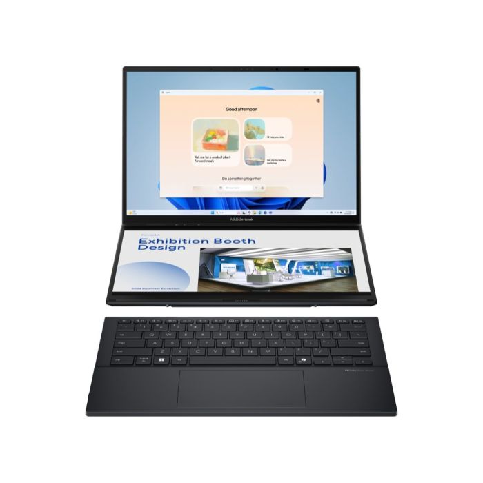 Laptop Asus ZenBook DUO UX8406CA-IS99T / Ultra 9 285H / 32GB / 2TB / 14.5" WUXGA OLED Touch / Intel Arc - Inkwell Gray