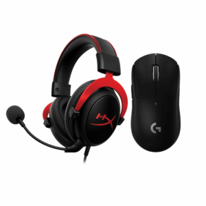 Gaming Combo 2 / Kufje Gaming HP HyperX Cloud II / 10Hz-23kHz / Microphone + Maus Gaming Logitech G Pro X Superlight / 25,600 DPI / Wireless / I zi