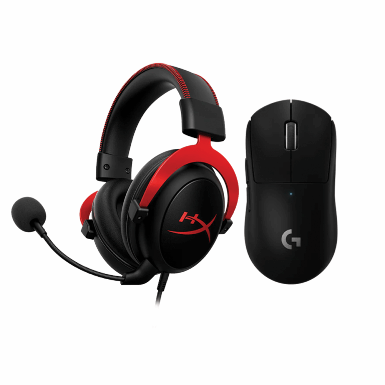 Gaming Combo 2 / Kufje Gaming HP HyperX Cloud II / 10Hz-23kHz / Microphone + Maus Gaming Logitech G Pro X Superlight / 25,600 DPI / Wireless / I zi