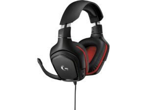 Kufje Gaming Logitech G332 / E zezë dhe E kuqe