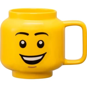 LEGO Room Copenhagen Ceramic Mug – Happy Boy - Verdhë