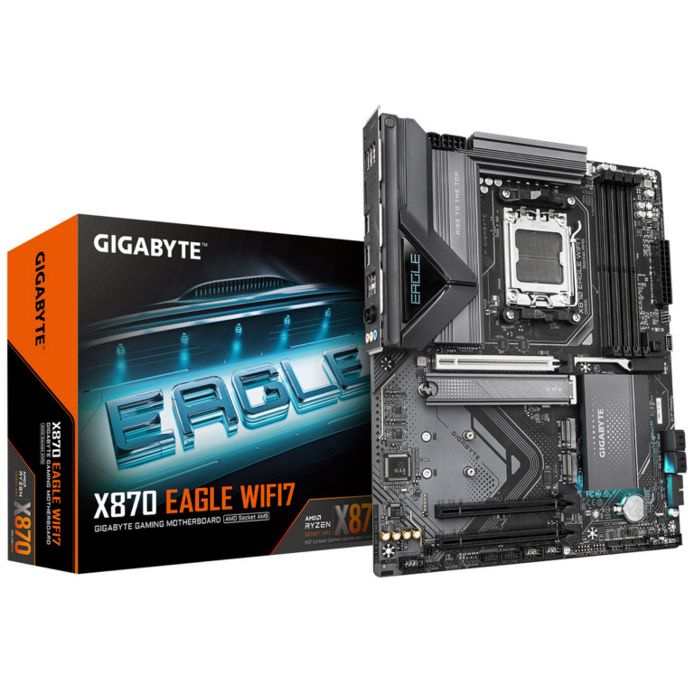 Pllakë Amë Gigabyte X870 Eagle WiFi7 Motherboard / AMD Chipset / X870 EAGLE WIFI7 – Zezë