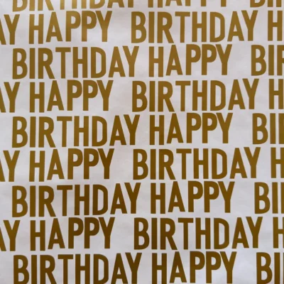 Happy Birthday Gold