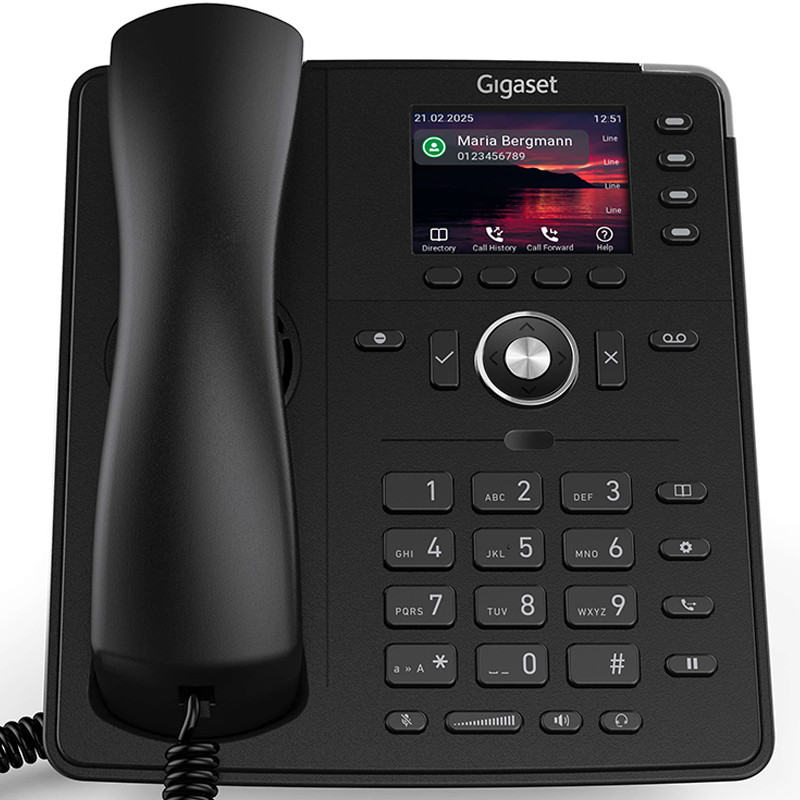Telefon VoIP Gigaset P710 IP PRO / 2.8" TFT / PoE - Zezë - Figura 2