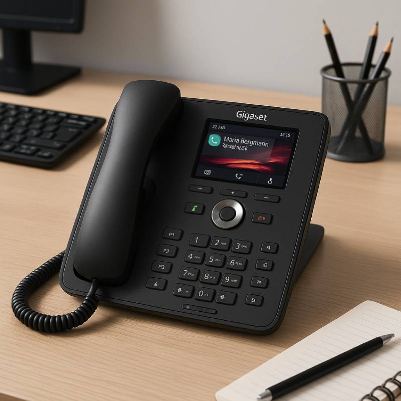 Telefon VoIP Gigaset P710 IP PRO / 2.8" TFT / PoE - Zezë - Figura 3
