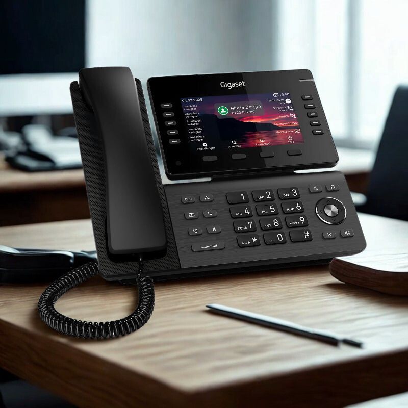 Telefon VoIP Gigaset P855BW IP PRO / 5" / WiFi & Bluetooth - Zezë - Figura 2