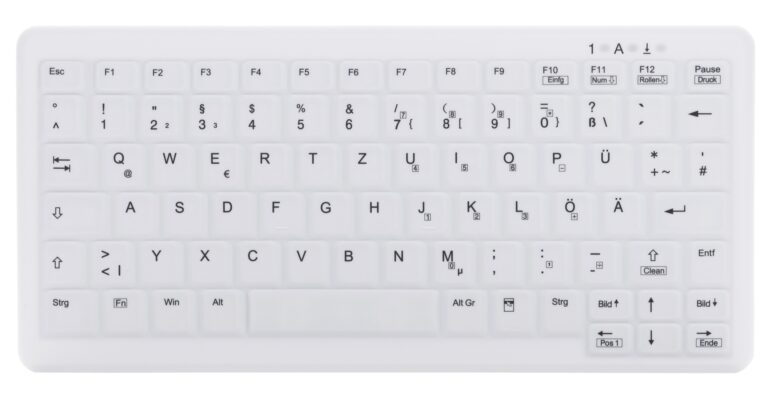 Tastierë me kabllo Cherry AK-C4110F-US-W/US/  IP68 fully sealed - Bardhë