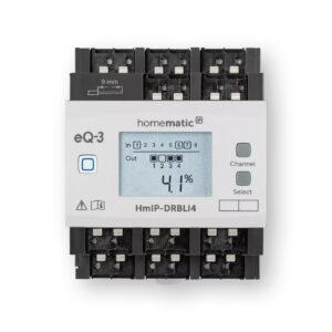 Homematic IP Jalousieaktor für Hutschienenmontage – 4-fach