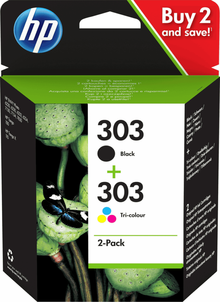Ink HP 303 / 3YM92AE – Zezë, Blu, Rozë, Verdhë (Multipack)