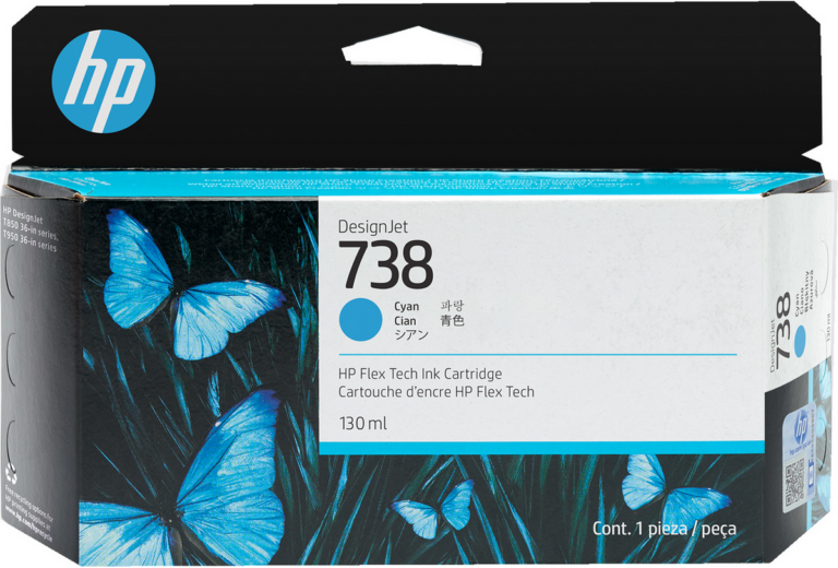Ink HP 738 / 498N5A – Blu