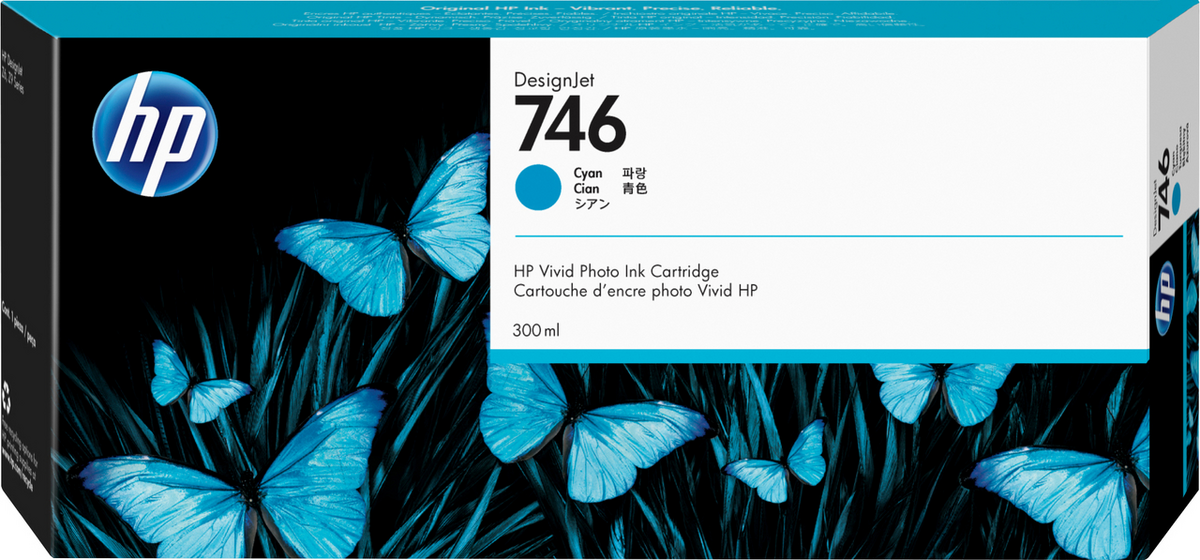 Ink HP 746 / P2V80A – Blu