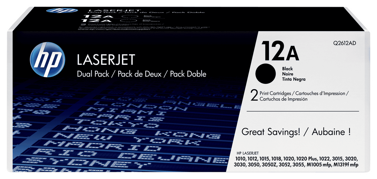 Toner HP 12AD / Q2612AD / Double pack – Zezë