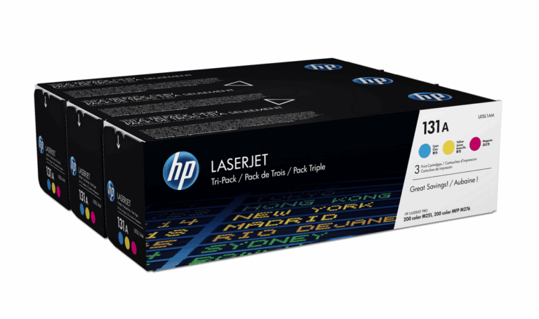 Toner HP 131A / U0SL1AM – Blu ,Rozë ,Verdhë (Multipack)
