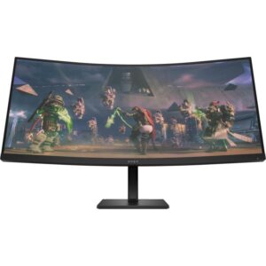 Monitor Gaming HP 780K8E9 / 34 " / Wide Quad HD LED VA / 165 Hz / 1 ms / 2x HDMI + DP + USB-C + 2x USB-A + Audio / Curved / Zezë