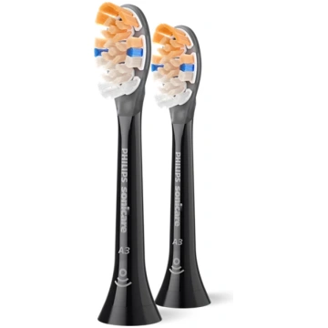 Kokë furçash zëvendësuese Philips Sonicare A3 Premium All-in-one / HX9092/88 / 2‑Pack – Zezë - Figura 2
