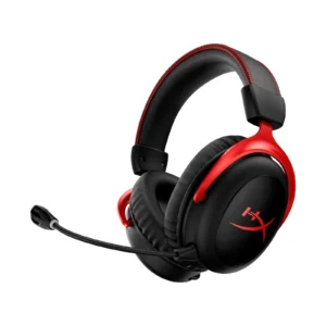 Kufje Gaming HP HyperX Cloud II / 2.4GHz / Spatial Audio / HeadsetOver-Ear / 30 hour battery / Wireless / Të zeza me te kuqe