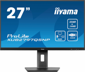Monitor IIYAMA XUB2797QSNP-B1 / 27"/ WQHD IPS / LED / 100Hz / 1ms / HDMI+USB+DP - Zezë