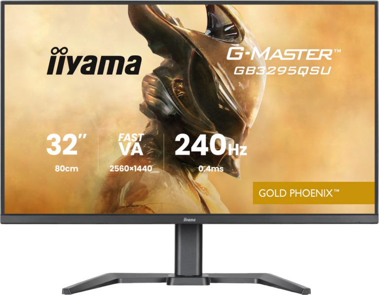 Monitor Gaming IIYAMA G-MASTER GB3295QSU / 32″/ QHD Fast VA / 240Hz / 0.4ms / HDMI+USB+DP - Zezë