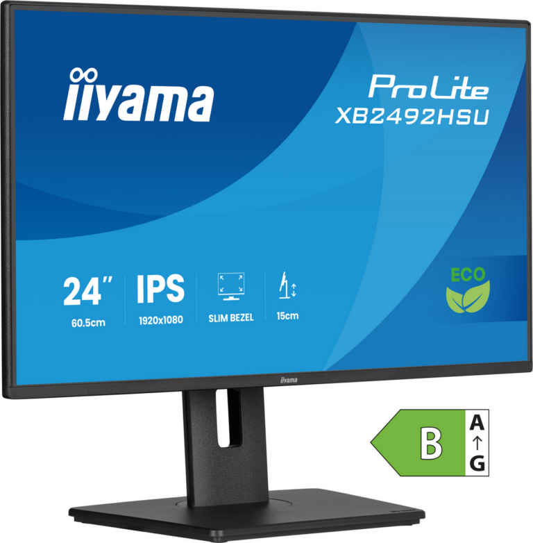 Monitor iiyama Pro Lite XB2492HSU-B1 / 24”/ Full HD IPS / LED / 120Hz / 3ms / HDMI + DisplayPort + HDCP + USB  - Zezë