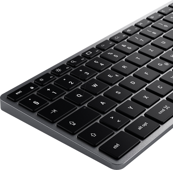 Tastierë me kabllo Satechi Slim W3 ST-UCSW3M-CH / USB-C / Swiss Layout - Zezë/Gri - Figura 3